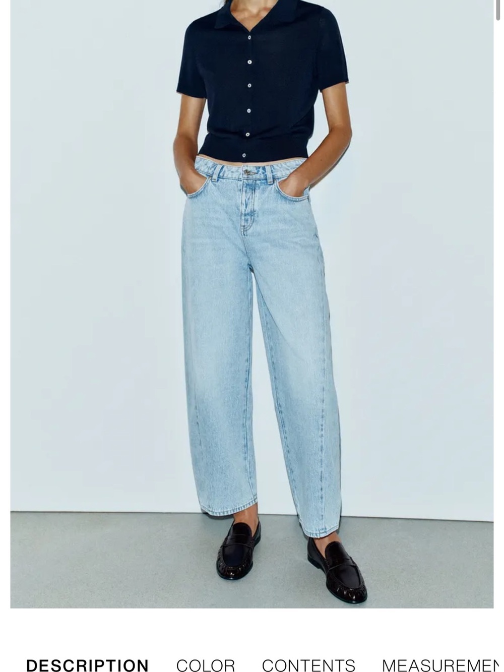 Zara Light Blue Straight Leg Women’s Jeans
